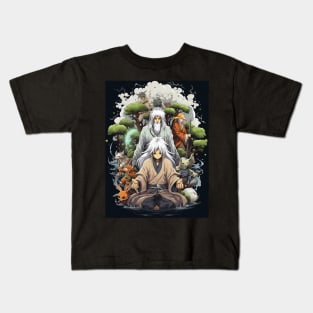 mushi shi fanart anime graphic tee Kids T-Shirt